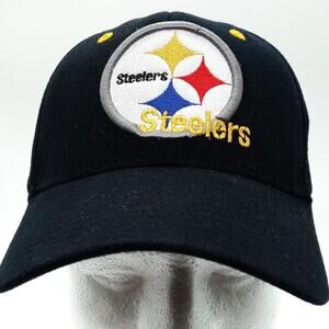 Pittsburgh Steelers Reebok One Fit Ball Cap Hat Black Yellow Sports NFL Football